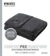 HoMedics COMFORTPROTRANSFORM HCM-TRW200H Manual De Instrucciones