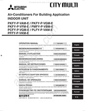 Mitsubishi Electric CITY MULTI PKFY-P50VGM-E Manual De Instrucciones