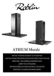 ROBLIN ATRIUM Instrucciones De Instalación E Utilización