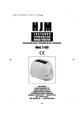 HJM T-143 Instrucciones De Uso