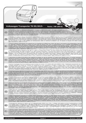 ECS Electronics VW-165-D1 Instrucciones De Montaje