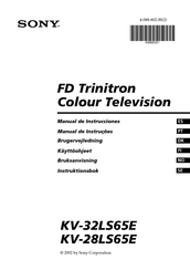 Sony KV-32LS65E Manual De Instrucciones