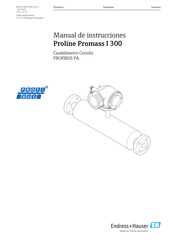 Endress+Hauser Proline Promass I 300 Manual De Instrucciones