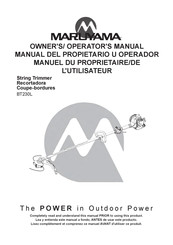 Maruyama BT230L Manual Del Propietario U Operador