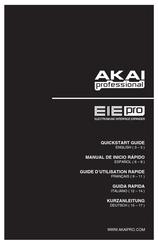 Akai Professional EIE PRO Manual De Inicio Rápido