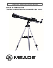 Meade 60AZ-D Manual De Instrucciones