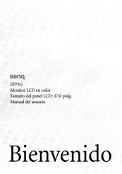 Benq FP73G Manual Del Usuario