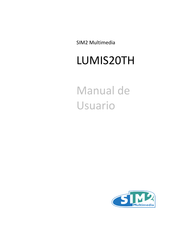 Sim2 Multimedia LUMIS20TH Manual De Usuario