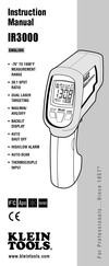 Klein Tools IR3000 Manual De Instrucciones