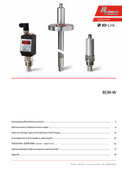 Bühler technologies BCM-W Manual Del Usuario