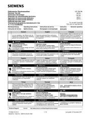 Siemens CMT3R Instructions De Service