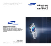 Samsung SGH-C100 Manual Del Usuario