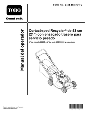 Toro 22295 Manual Del Operador