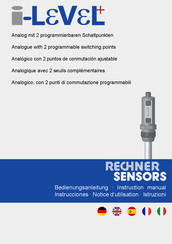 Rechner Sensors i-LeVeL+ Manual De Instrucciones