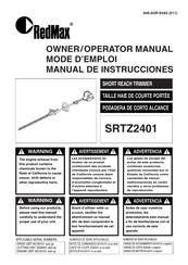 RedMax SRTZ2401 Manual De Instrucciones