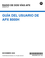 Motorola APX 8000H Guia Del Usuario
