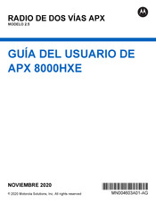 Motorola APX 8000HXE Guia Del Usuario