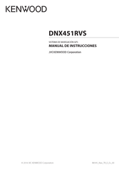 Kenwood DNX451RVS Manual De Instrucciones