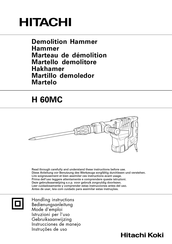 Hitachi Koki H 60MC Instrucciones De Manejo