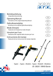 Von Arx 34 B Instrucciones De Manejo