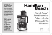 Hamilton Beach Stack & Snap 70725 Manual Del Usuario