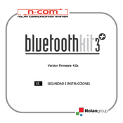 Nolan N-Com Bluetooth Kit3 Seguridad E Instrucciones