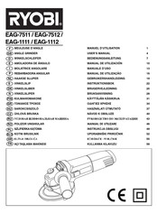 Ryobi EAG-7511 Manual De Utilización