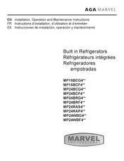 AGA marvel MP15BCG4 Serie Instrucciones De Instalación, Operación Y Mantenimiento