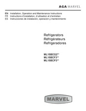 AGA marvel ML15BCG2LS Instrucciones De Instalación, Operación Y Mantenimiento