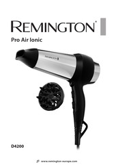 Remington Pro Air Ionic D4200 Manual De Instrucciones