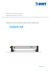 BWT GAMA AR600 Manual De Instrucciones/Información Del Usuario