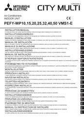 Mitsubishi Electric CITY MULTI PEFY-WP10VMS1-E Manual De Instalación