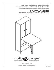 Studio Designs CRAFT ARMOIRE 13375 Manual De Instrucciones