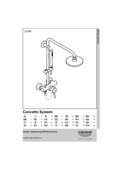 Grohe Concetto System 23 061 Manual De Instrucciones