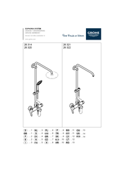 Grohe EUPHORIA SYSTEM 26 322 Manual De Instrucciones