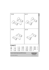 Grohe Costa S 25 483 Manual De Instrucciones