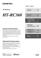 Onkyo HT-RC360 Manual De Instrucciones