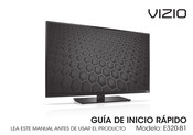 Vizio E320-B1 Guia De Inicio Rapido