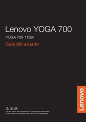 Lenovo YOGA 700-11ISK Guia Del Usuario