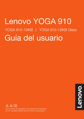 Lenovo YOGA 910 Guia Del Usuario