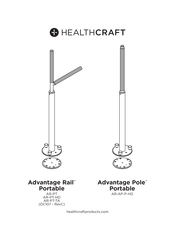 Healthcraft Advantage Rail Portable AR-PT-HD Manual De Instrucciones