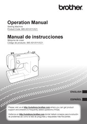 Brother 885-X21 Manual De Instrucciones