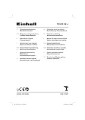 EINHELL TC-CD 12 Li Manual De Instrucciones Original