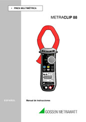 Gossen MetraWatt METRACLIP 88 Manual De Instrucciones