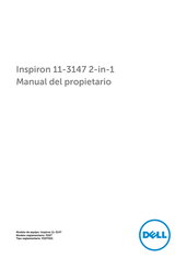 Dell Inspiron 11-3147 Manual Del Propietário