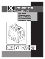 Kapro Prolaser Plus 872 Manual Del Usuario