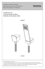 Toto Legato TS624F2 Manual De Instrucciones Y Del Propietario