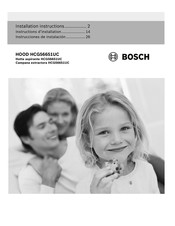 Bosch HCG56651UC Instrucciones De Instalación
