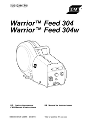 ESAB Warrior Feed 304 Manual De Instrucciones