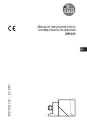 IFM GM504S Manual De Instrucciones